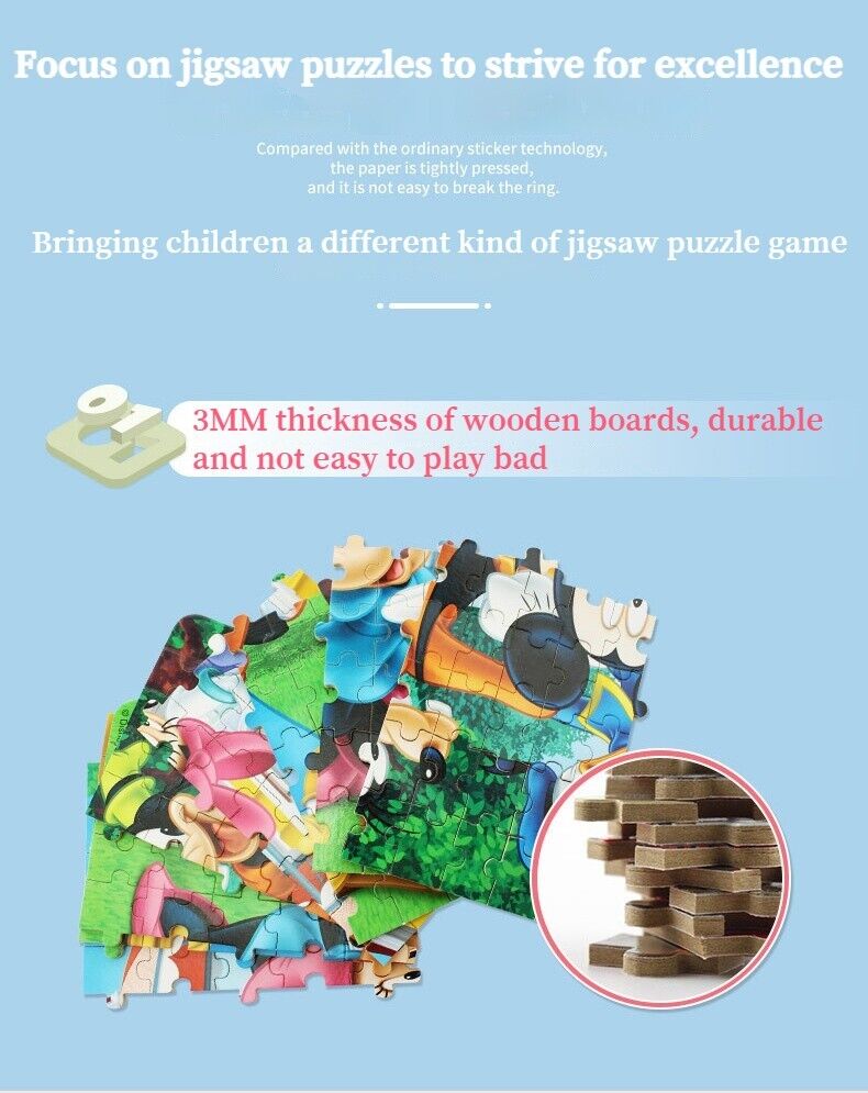 60 Pieces Jigsaw Puzzles Cartoon Frozen Puzzle Pieces Best Kids Gifts Toy