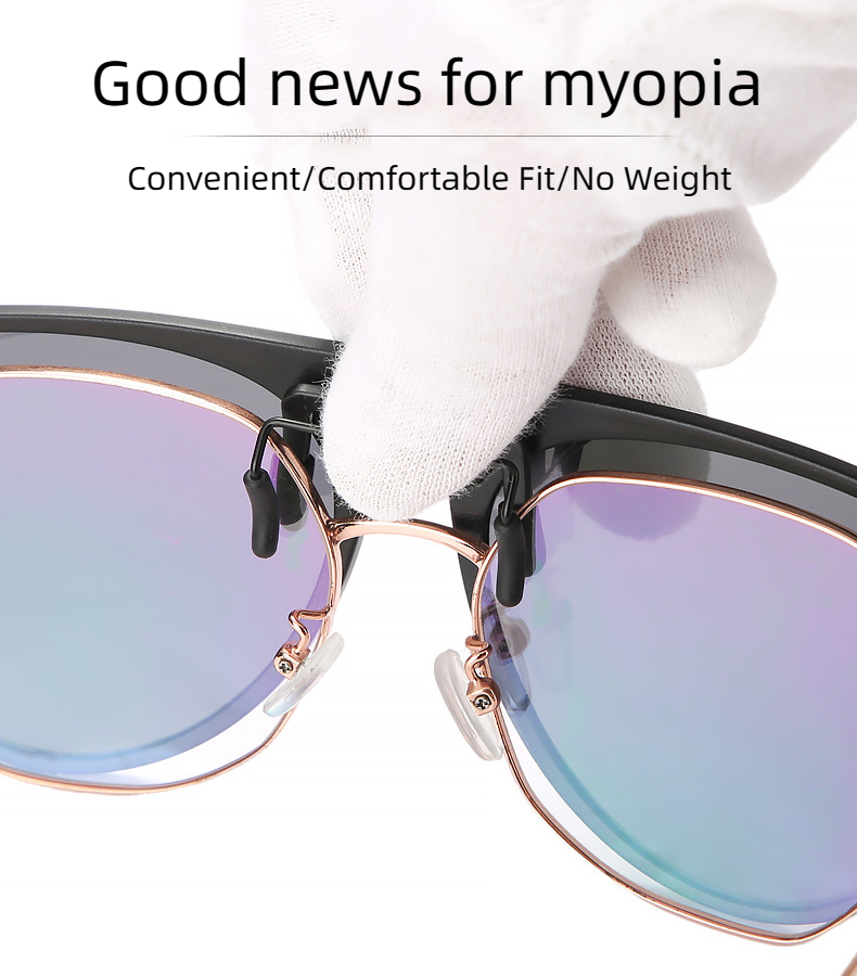 New Unisex Polarized UV400 Protection Driving Fishing Clip On Flip Up Sunglasses