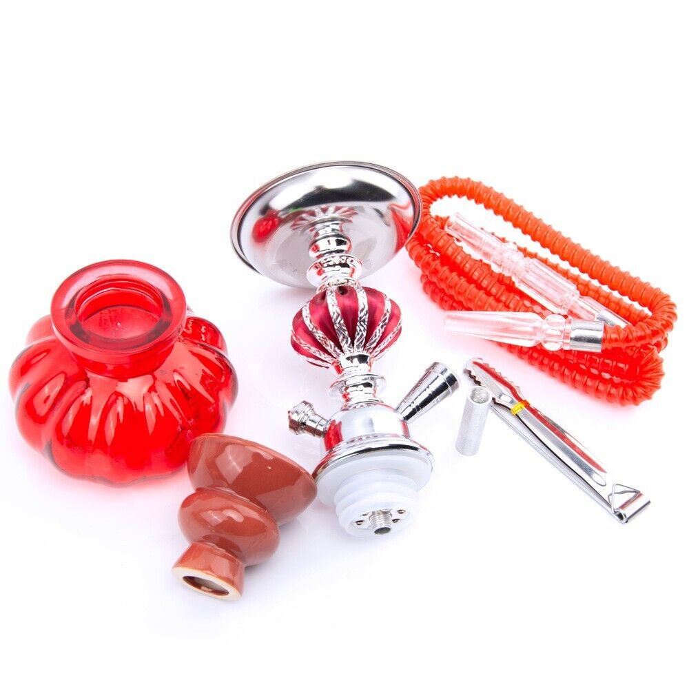 Handmade Traditional Style Gift 28cm Shisha Single Hose Hookah Set Small Size