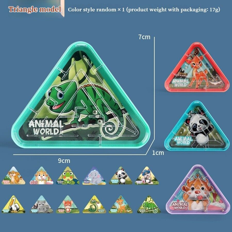 Educational Toys Children's Palm Labyrinth Ball Mini Games Pentagram Animals