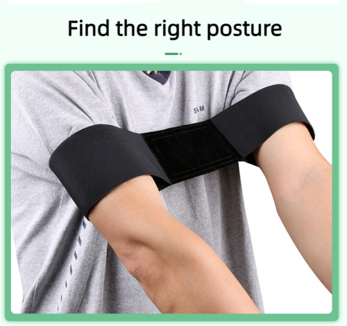New Golf Swing Training Aid Arm Band Posture Motion Correction Practicing Black