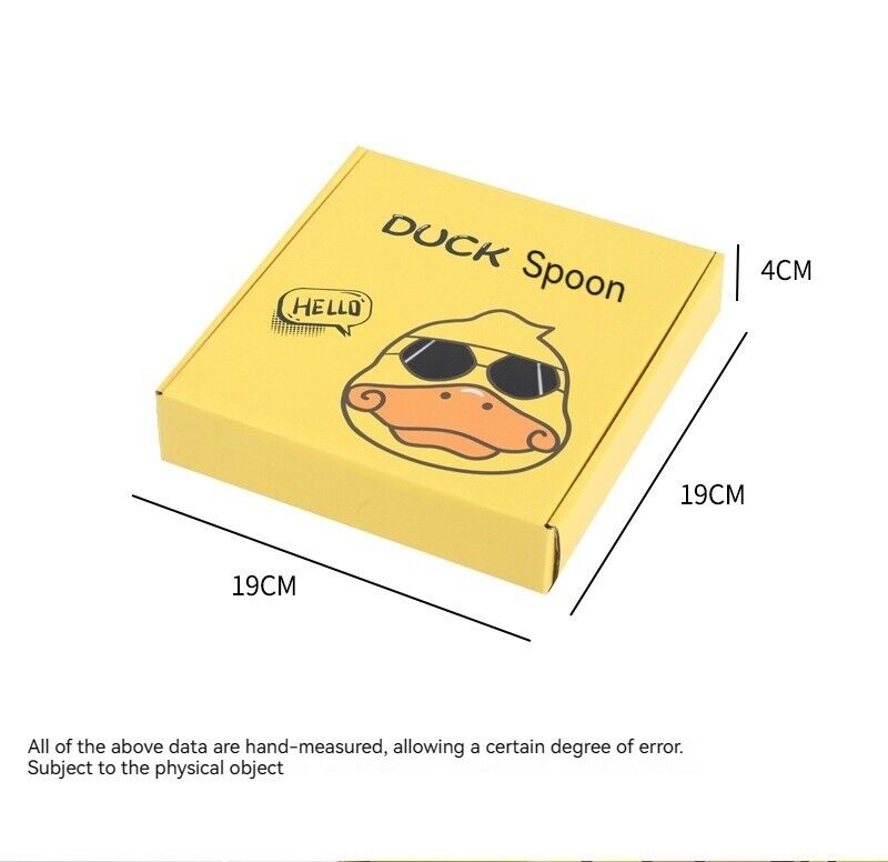 Children's Cartoon Duck Cutlery Set Stainless Steel Dessert Soup Spoon Home Live