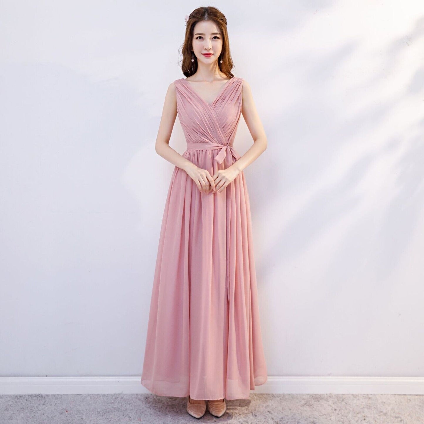 Women Fashion Evening Wedding Long Maxi Cocktail Prom Bridesmaid Ball Gown Dress