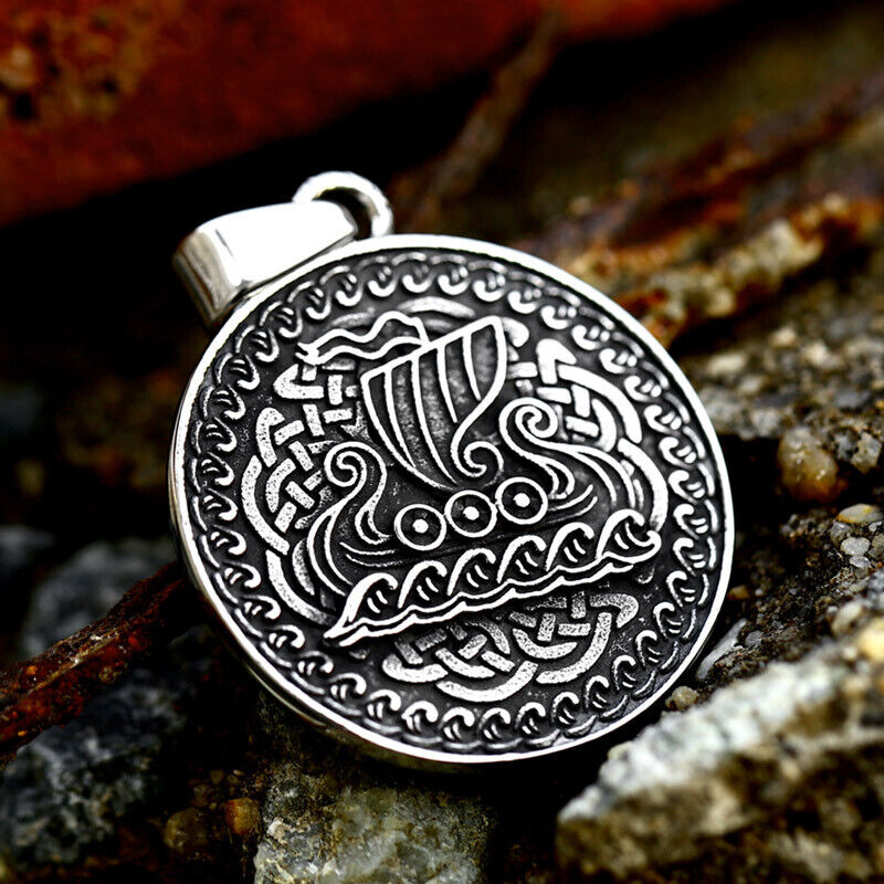 Unisex Mixed Theme Titanium Steel Vintage Art Punk Biker Retro Pendant Gift