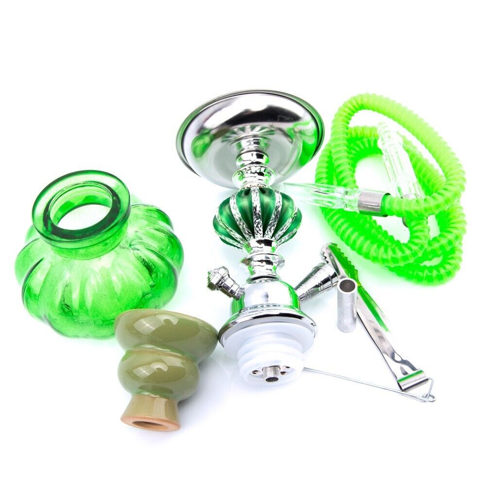 Handmade Traditional Style Gift 28cm Shisha Single Hose Hookah Set Small Size