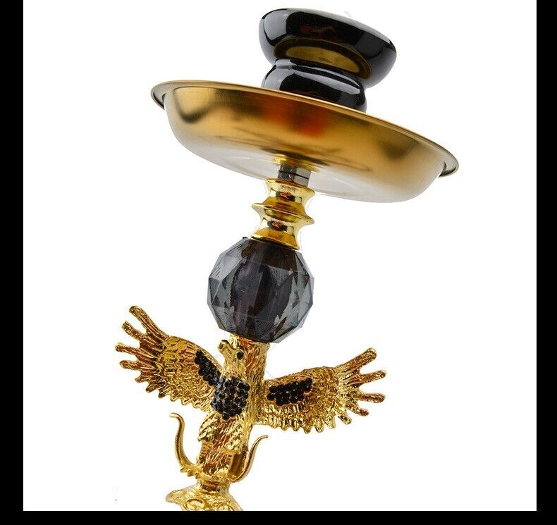 Handmade Traditional Gift Eagle Eiffel Tower Shisha Double or Four Hose Hookah