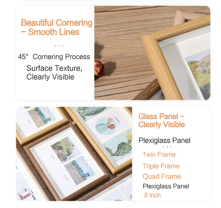 Fashion Collage Multi Openings Photos Hole Gallery Picture Frame Family Gift