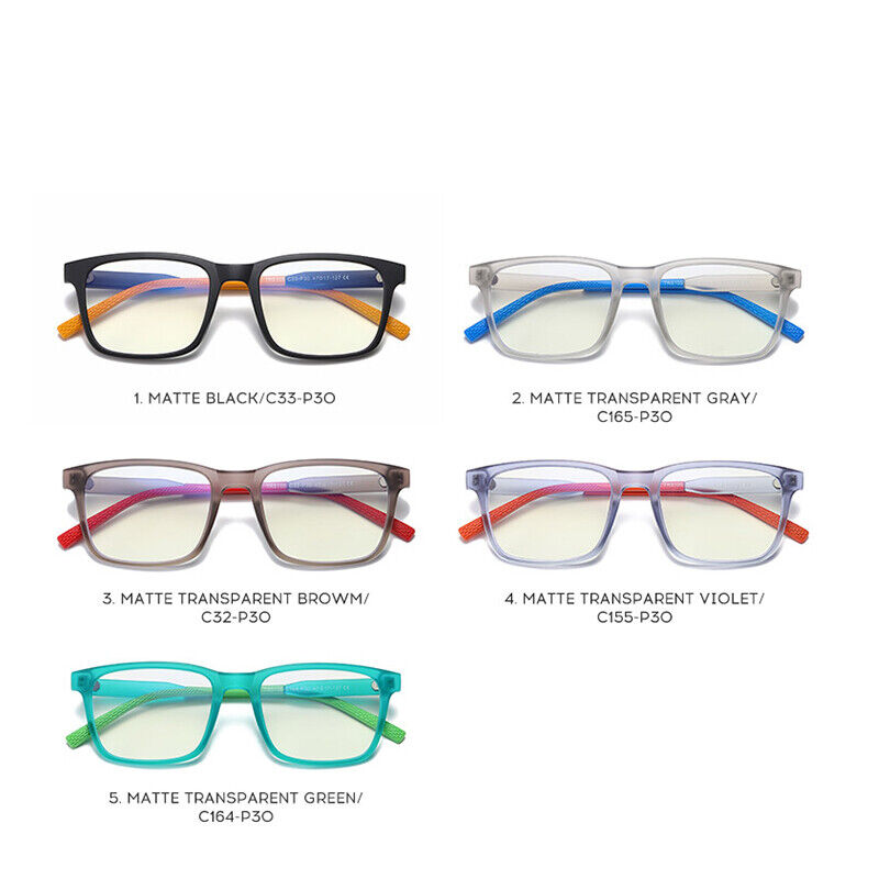 Multicolour Kids Fashion comfort Anti Blue light Children Eye Protection Glasses