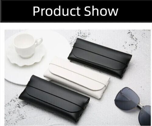 Unisex Myopia Glasses Case Durable Portable Leather Cassette Soft Bag