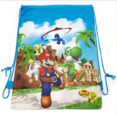 New Cartoon Kids Backpack Drawstring Bag Anime Non-Woven Drawstring Bag