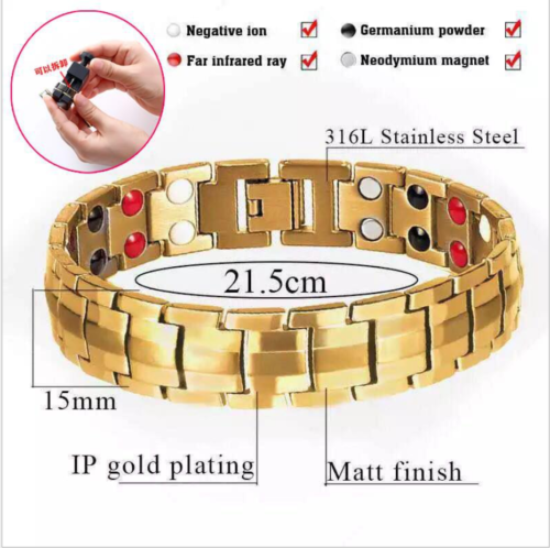 Magnetic Steel Ceramic Bracelet Care Lose Weight Bracelet For Men Arthritis