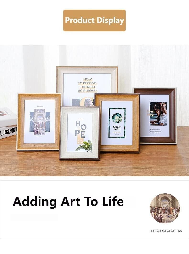 Beauty Literary Gallery Fashion Creative Picture Photo Frame Hang On Put 2 Ways