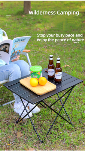 Outdoor Mini Portable Mountain Camping Barbecue Fishing Folding Table