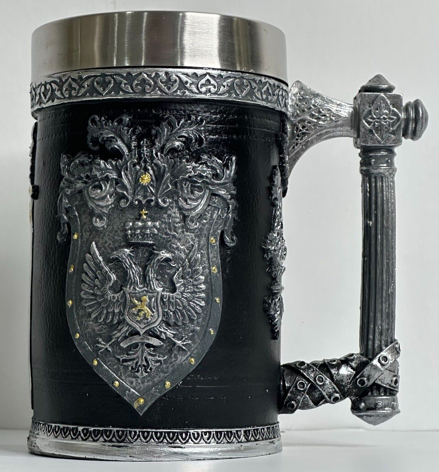 Creative Stainless Steel Mark Water Coffee Tall Cup Ice And Fire Game Cup Bottle