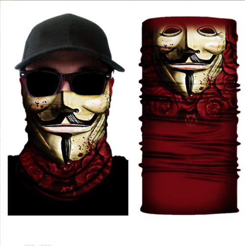 Cycling Camouflage Neck Gaiters Bandanas Fabric Motorcycle Face Masks Sunscreen