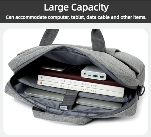 Unisex Lightweigh Large Capacity Oxford Cloth Shoulder Computer Bag Briefcase