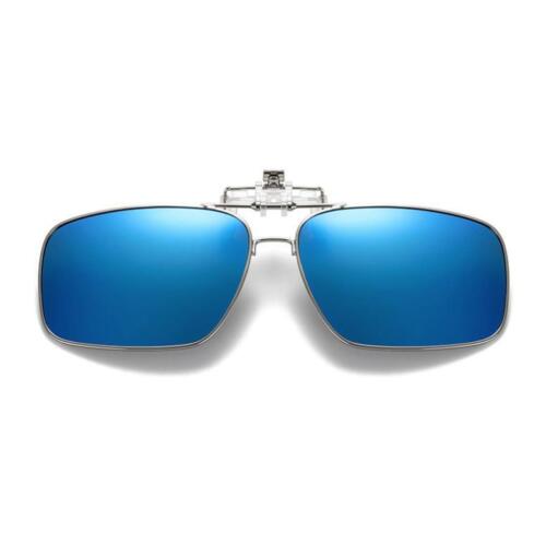 Unisex Driving Fishing Polarized UV 400 Protection Clip On Flip up Sunglasses