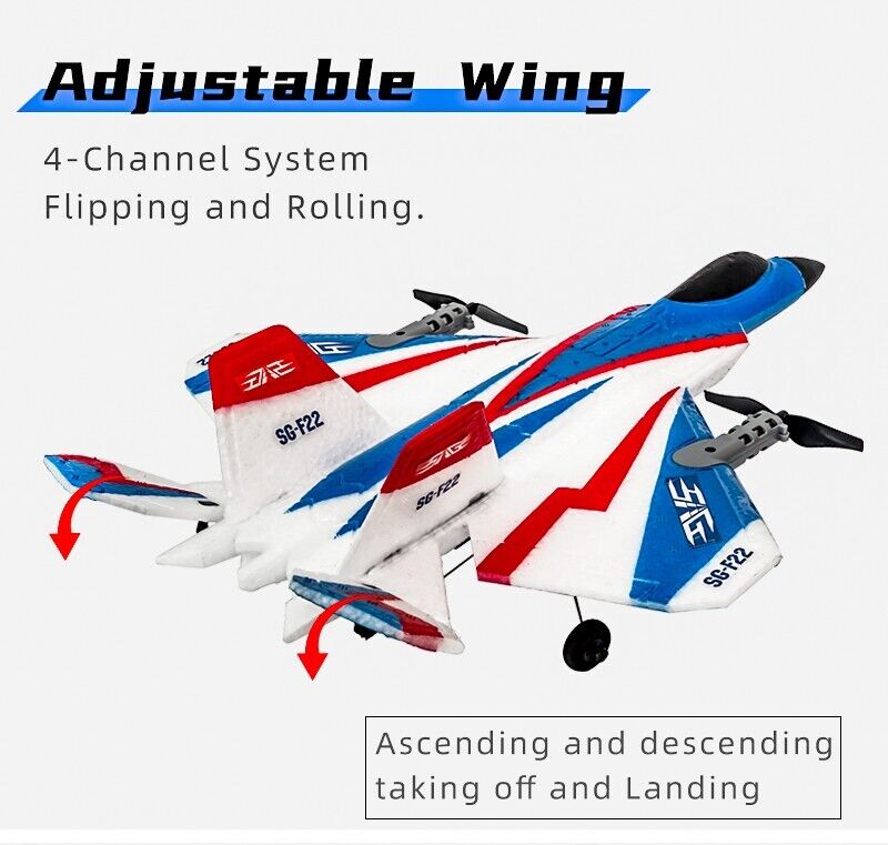 Aerobatic Fighter SG-F22 Aeromodelling Fixed Wing Toys Remote Control Aircraft