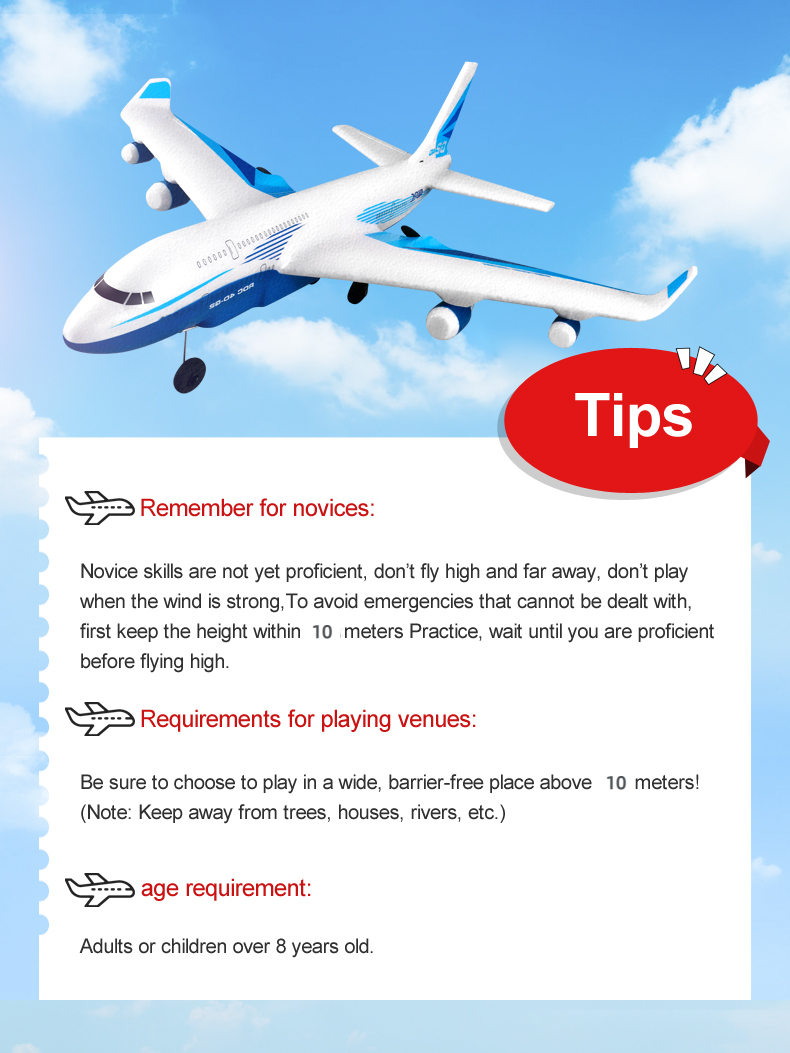Remote Control Airplane Collection 2.4GHz Aircraft Model Toy Plane Kids Boy Gift
