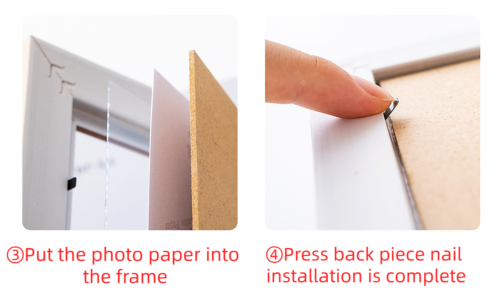 Northern Europe Style Minimalist Modern Gallery Picture Photo Frame 4 Colors