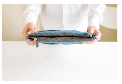 Thickened Multi-function Large Capacity Makeup Bag Toiletry Double Zipper Bag