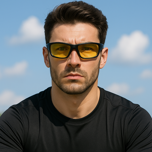 Men Polarized Sports Sunglasses Lightweight Wrap Around Shades Driving Cycling # 201909