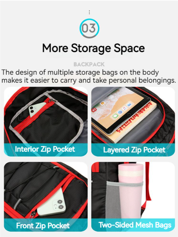 Outdoor Waterproof Light Leisure Folding Mountaineering Hiking Bike Shoulder Bag