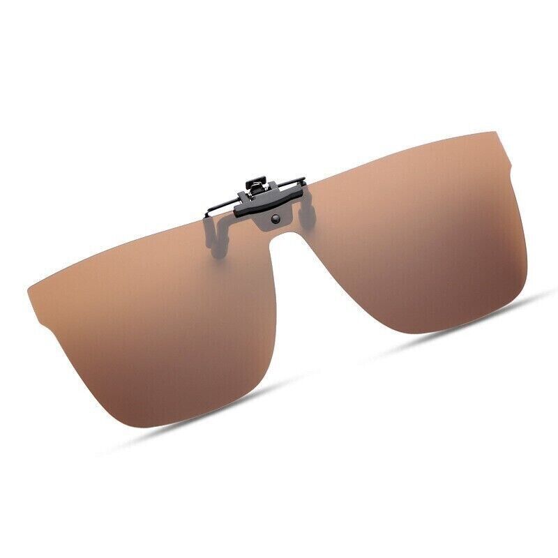 Fashion One-piece lens polarizing Multicolor Lens Retro Flip up Sunglasses Clip