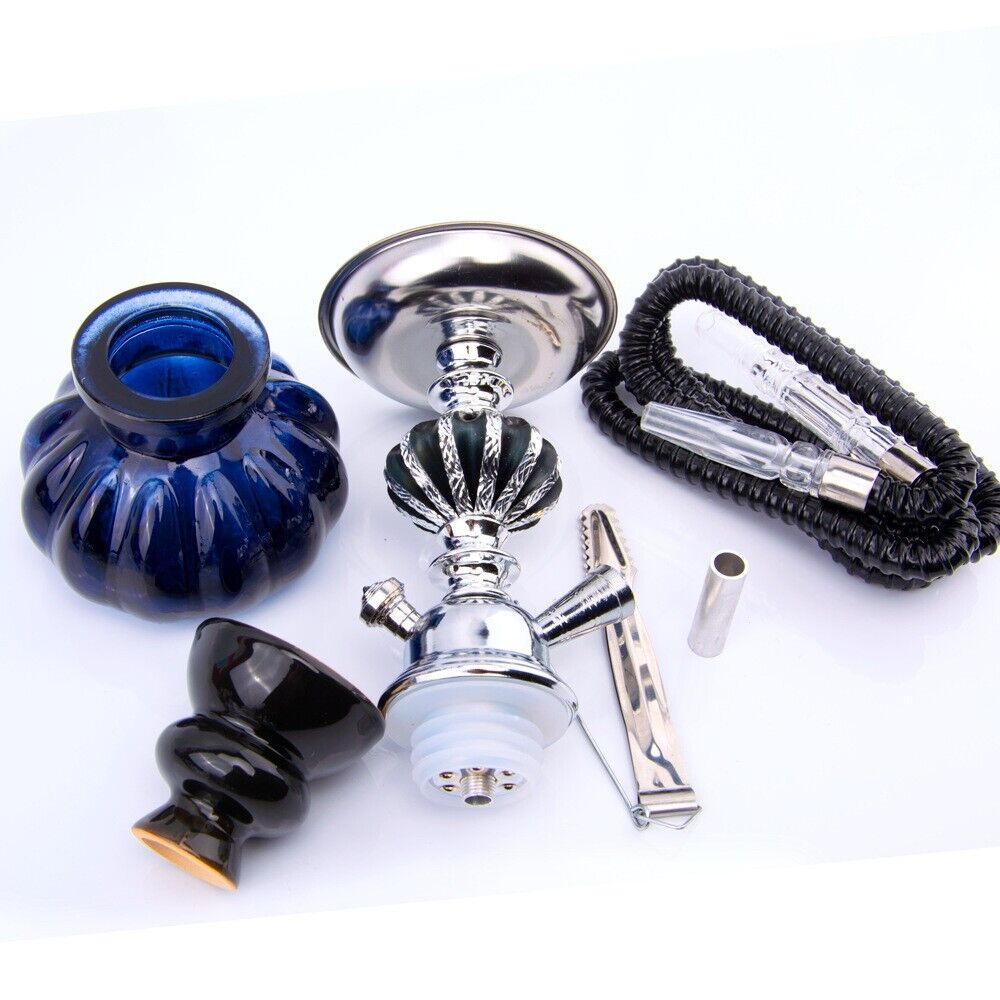 Handmade Traditional Style Gift 28cm Shisha Single Hose Hookah Set Small Size