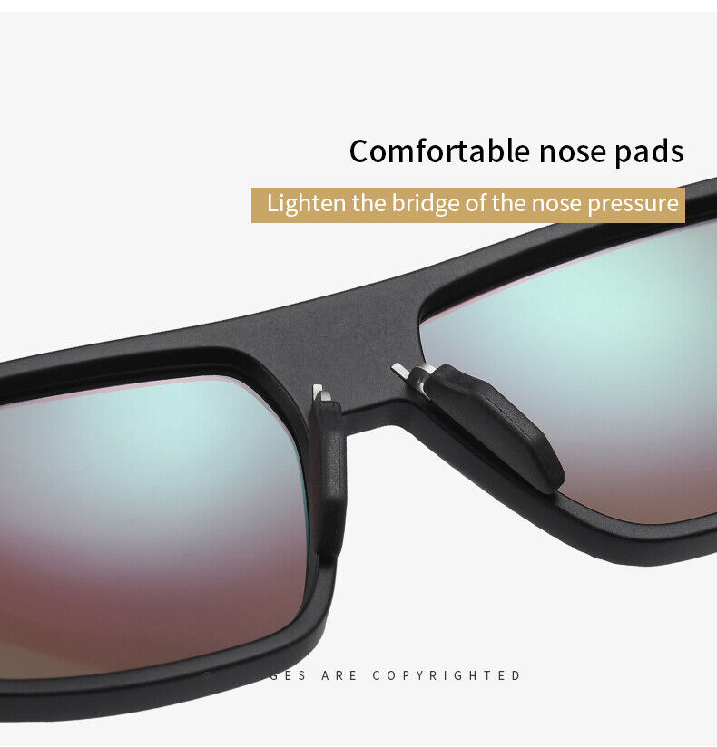 Men's Cool Looking Anti UV400 Polarized Sport Driving Fishing Eyewear Sunglasses