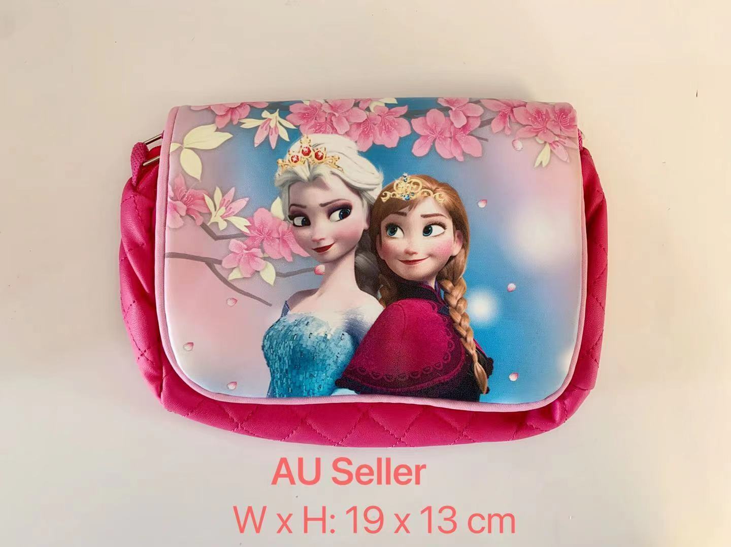My Little Pony Frozen Elsa Anna hot Pink Kids Cross shoulder Bag gift
