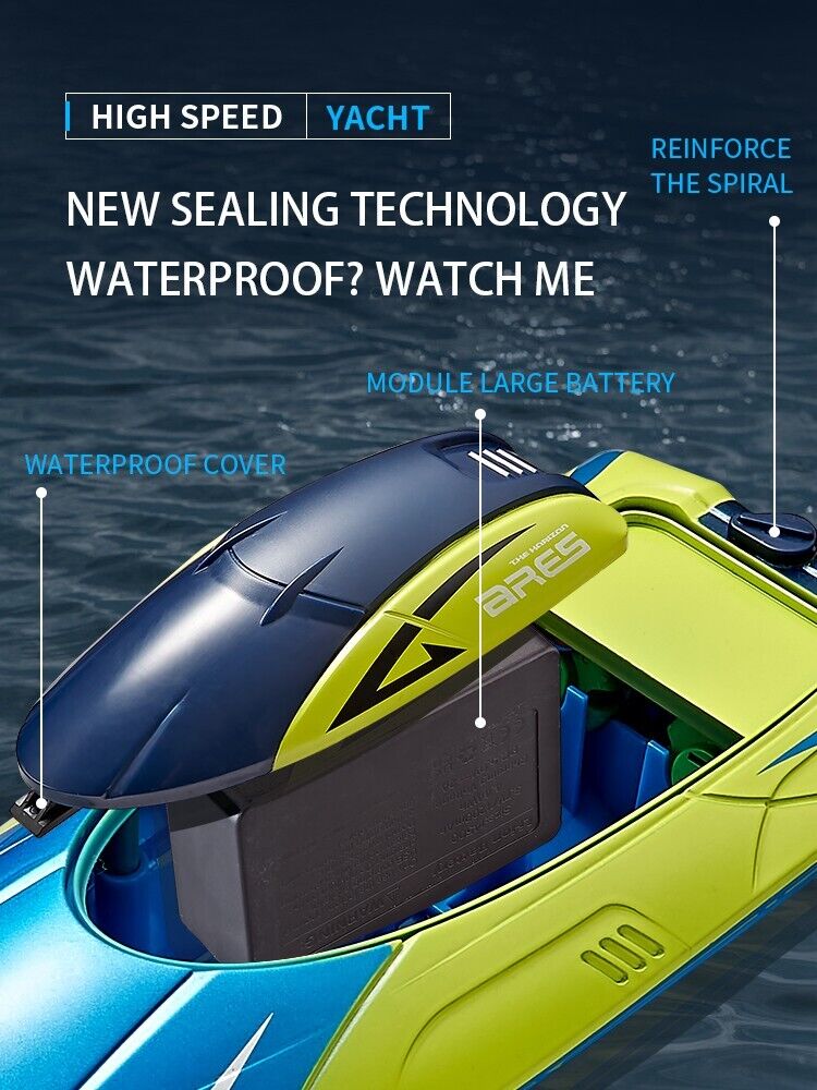 Remote Control Boat S4 Water Speed Boat Charging Waterproof Ship Children Toy