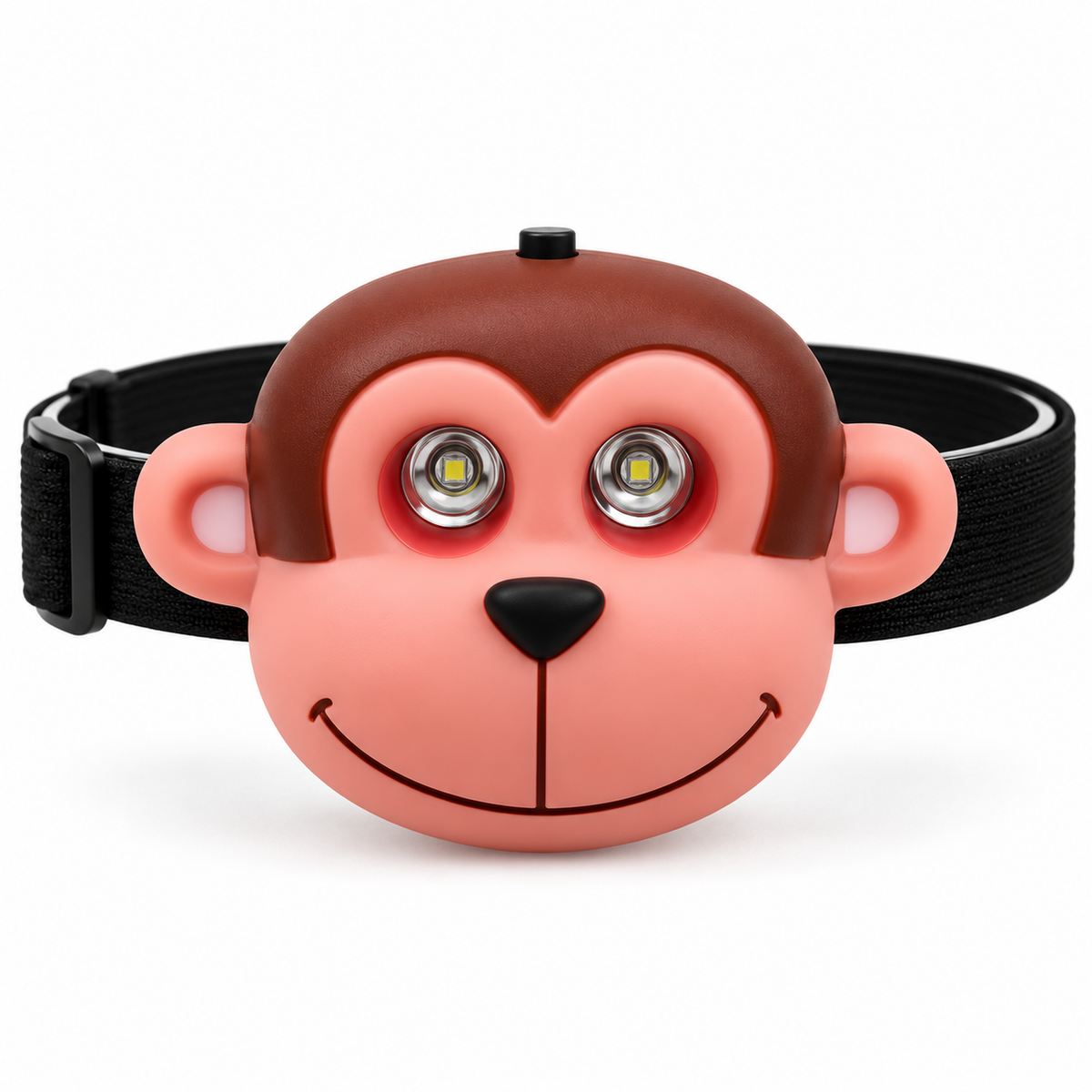 Cute Animal LED Head Torch Headlamp Adjustable Camping Light Flashlight