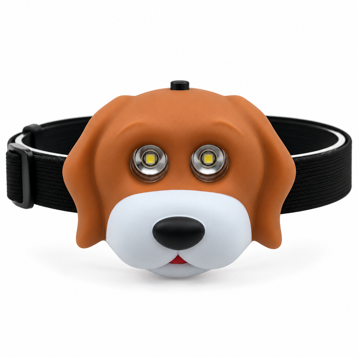 Cute Animal LED Head Torch Headlamp Adjustable Camping Light Flashlight