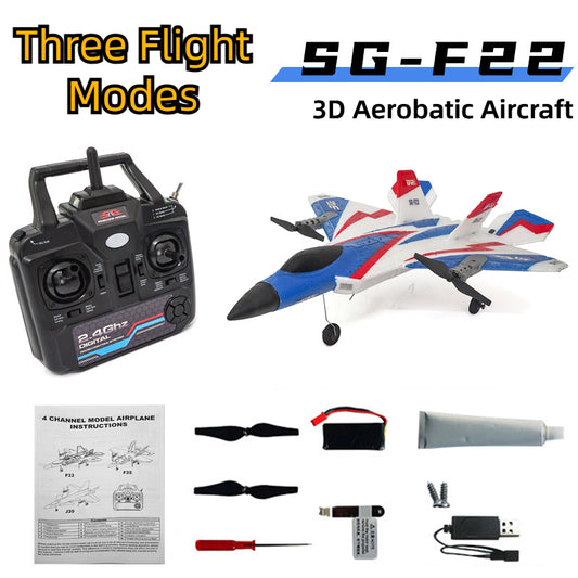 Aerobatic Fighter SG-F22 Aeromodelling Fixed Wing Toys Remote Control Aircraft