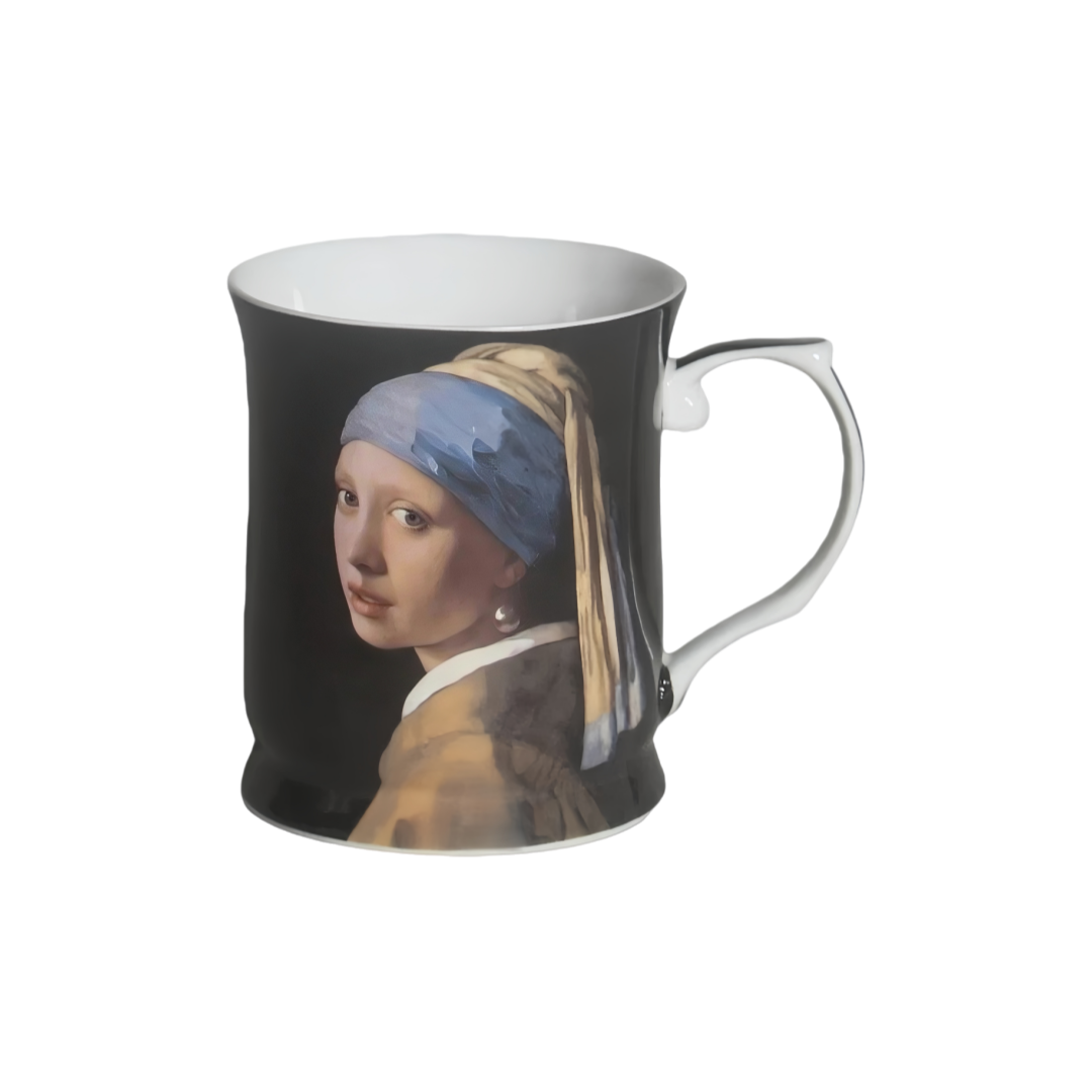 415cc Fine Porcelain Art Mug Classic Masterpiece Style Coffee Tea Cup Decor Gift # CW1696