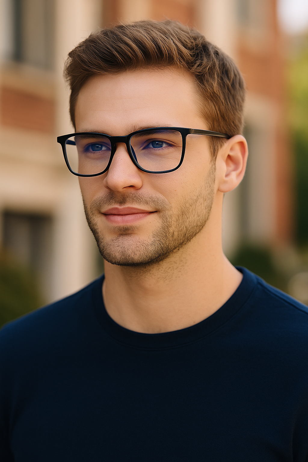 Men's Anti-Blue Light Glasses Lightweight Frame Eye Strain Relief Office & Daily # 6919