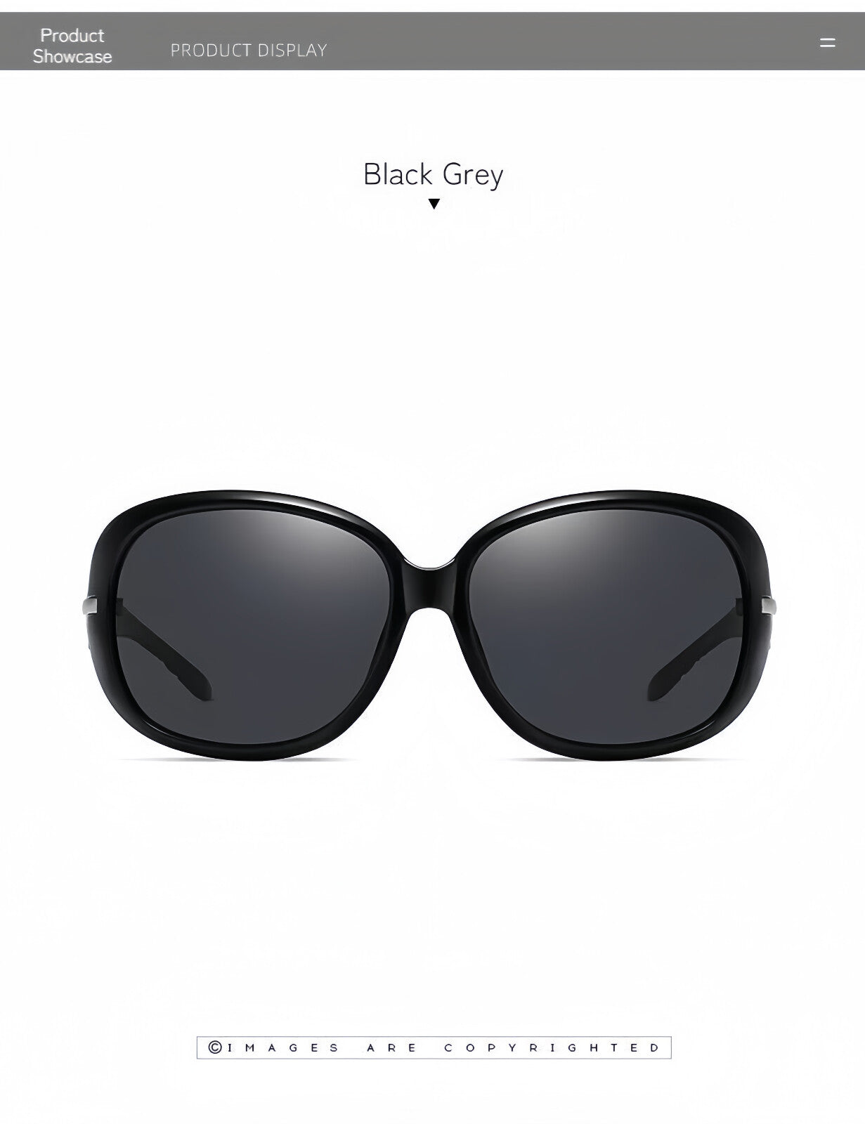 Women Diamond-Inspired Arms Anti-UV400 Polarized Sunglasses Travel Driving Beach # ST2012