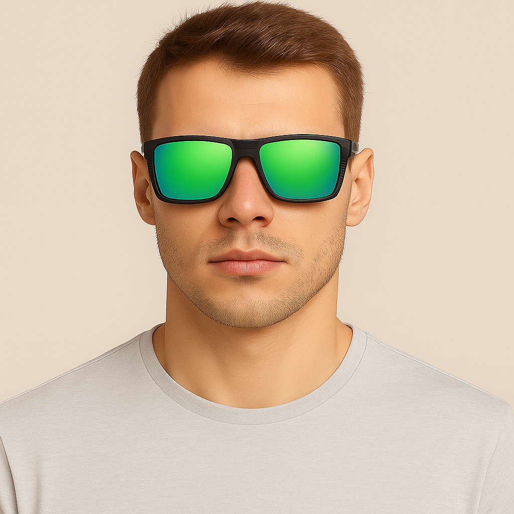 Men Polarized Sports Driving Sunglasse Anti-Glare UV Comfort Fit Cycling Running # TR7523