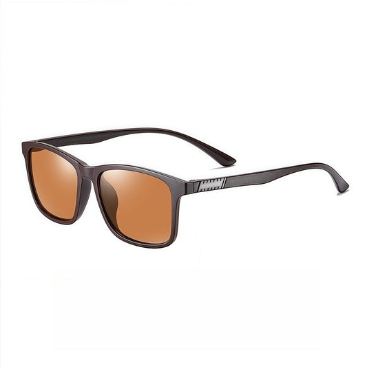 Men Lightweight Matte Frame UV400 Daily Wear Polarized Sporty Driving Sunglasses # 3501