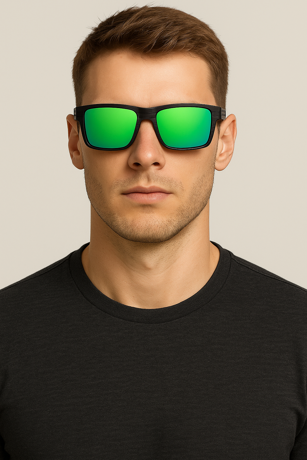 Men Polarized Sports Driving Sunglasse Anti-Glare UV Comfort Fit Cycling Running # TR7523