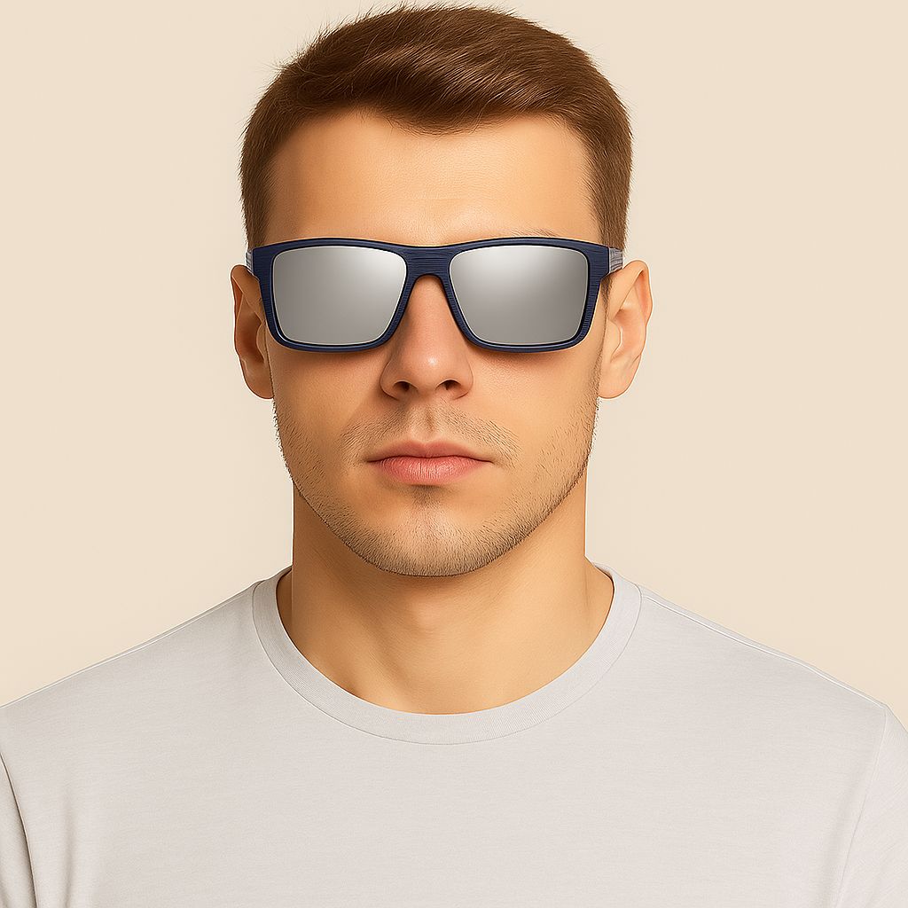 Men Polarized Sports Driving Sunglasse Anti-Glare UV Comfort Fit Cycling Running # TR7523