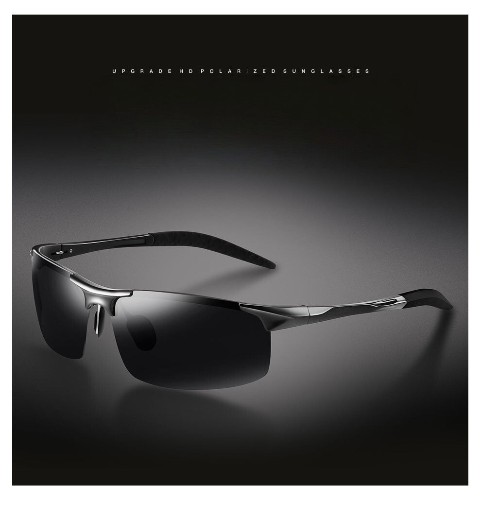 Men's Lightweight Polarized Sunglasses Driving HD UV400 Anti-Glare Sport Fishing # 8177
