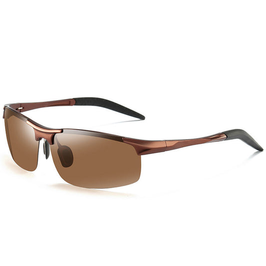 Men's Lightweight Polarized Sunglasses Driving HD UV400 Anti-Glare Sport Fishing # 8177