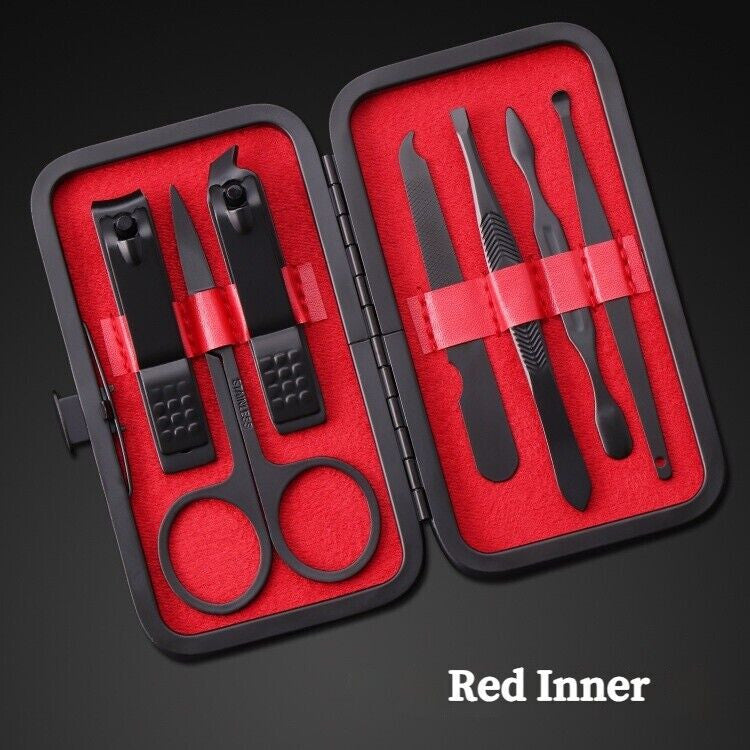 7/10/12/16/18 Pieces Professional Manicure & Pedicure Kit Nail Care Travel Grooming Set Home Use
