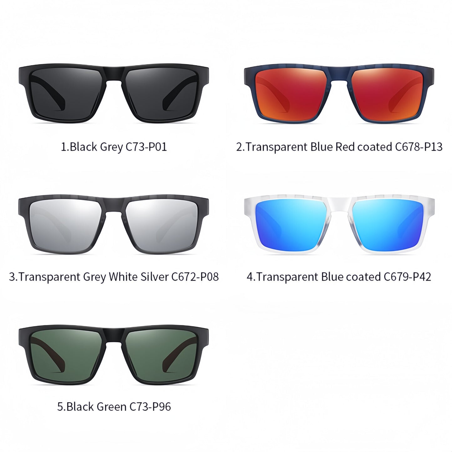 Men Polarized Sports Sunglasse Anti-Fog Vent Hole Design Cycling Running Driving # TR7521
