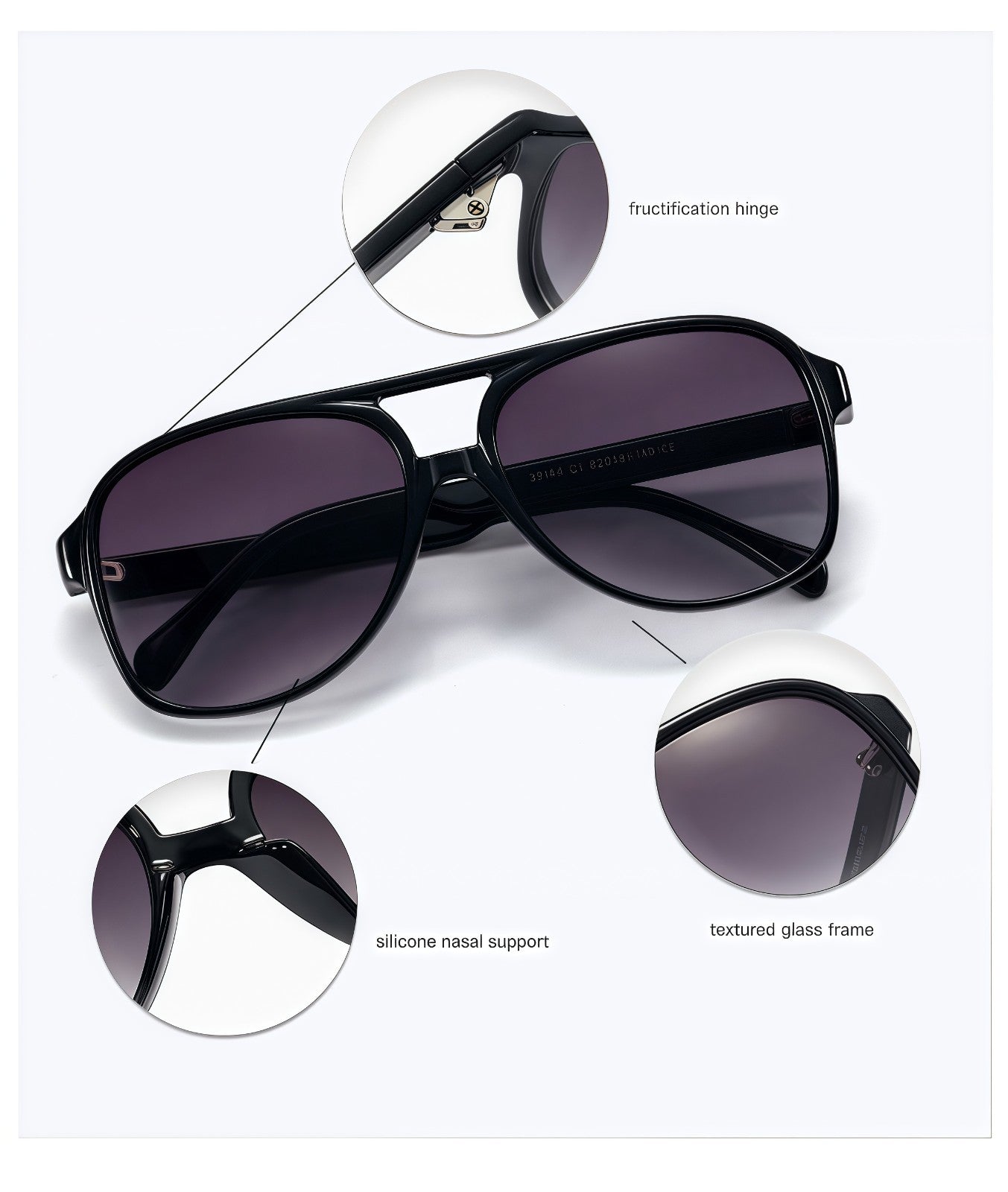 Men Anti-Glare Polarized Aviator Sunglasses UV400 Driving Fishing Sports Travel # 95144