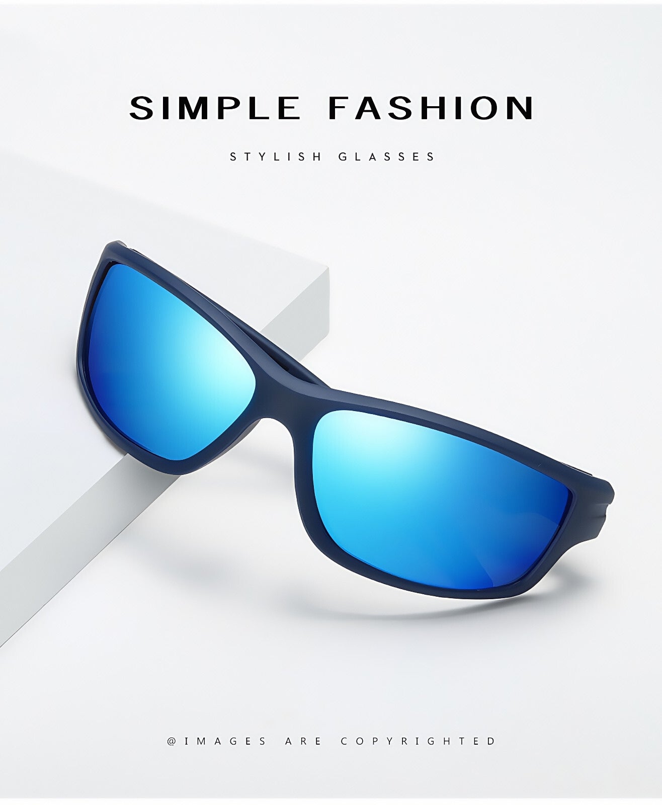 Men HD Polarized UV400 Anti-Glare Wrap Around Sports Driving Sunglasses Cycling # 201910