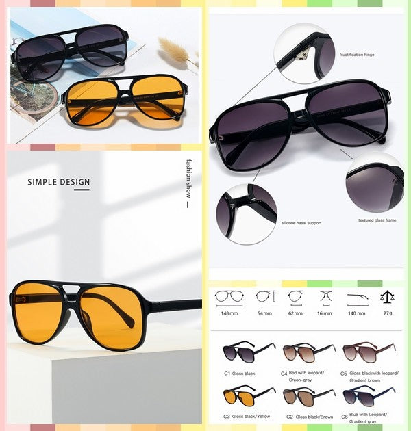 Men Anti-Glare Polarized Aviator Sunglasses UV400 Driving Fishing Sports Travel # 95144