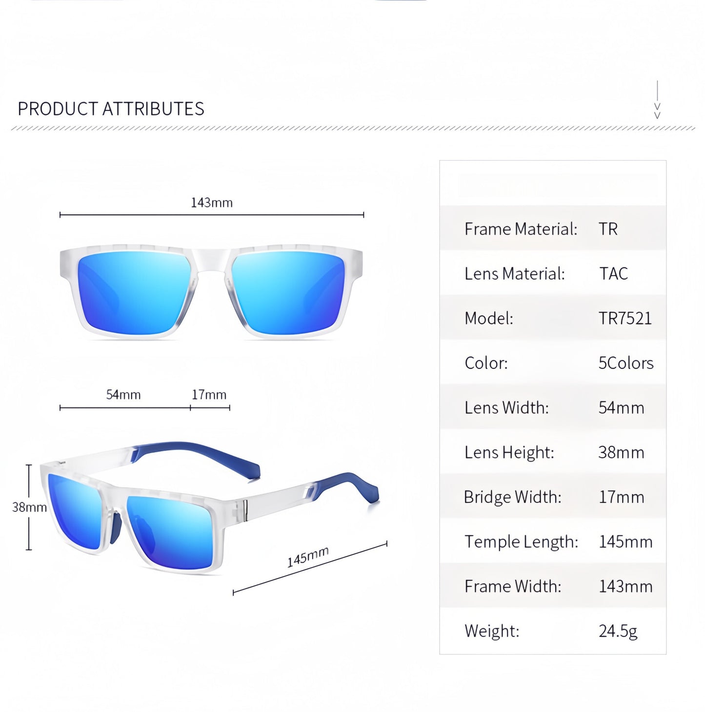 Men Polarized Sports Sunglasse Anti-Fog Vent Hole Design Cycling Running Driving # TR7521